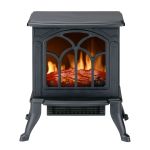 Ηλεκτρικό Τζάκι Επιδαπέδιο 800/1500W Μαύρο ALPINA