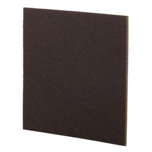 Τσοχάκια Συνθετικά Αυτoκόλλητα Λεία Δάπεδα 200x200mm Καφέ