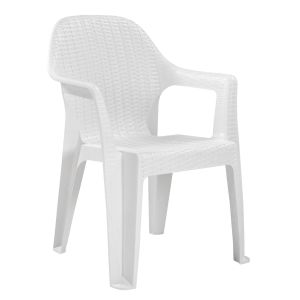 Καρέκλα Κήπου ArteLibre ORG Λευκό Πλαστικό 60x50x80xcm