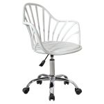 Καρέκλα Γραφείου ArteLibre SRI-LANKA Λευκό PP/PU 56.5x55.5x83cm