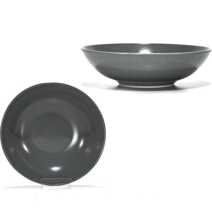 Πιάτο Βαθύ Γκρι Πολυεστερικό 20CM