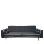 Καναπές Κρεβάτι Τριθέσιος ArteLibre AUBREY Γκρι Ύφασμα 224x88x84cm