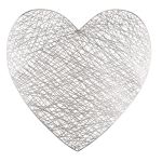 Σουπλά Σε Σχήμα Καρδιάς PVC 39x38cm Σε 2 Χρώματα