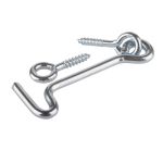 Μάνταλο Ασφαλείας Πόρτας & Βιδ. Θηλειά 180 Γαλβανιζέ Χύμα