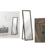 Καθρέφτης 48.5x159cm Σκούρο Δρυς