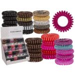 Ελαστικό Μαλλιών Καλώδιο Τηλεφώνου Πλαστικό Σετ 5Τμχ Σε 6 Χρώματα