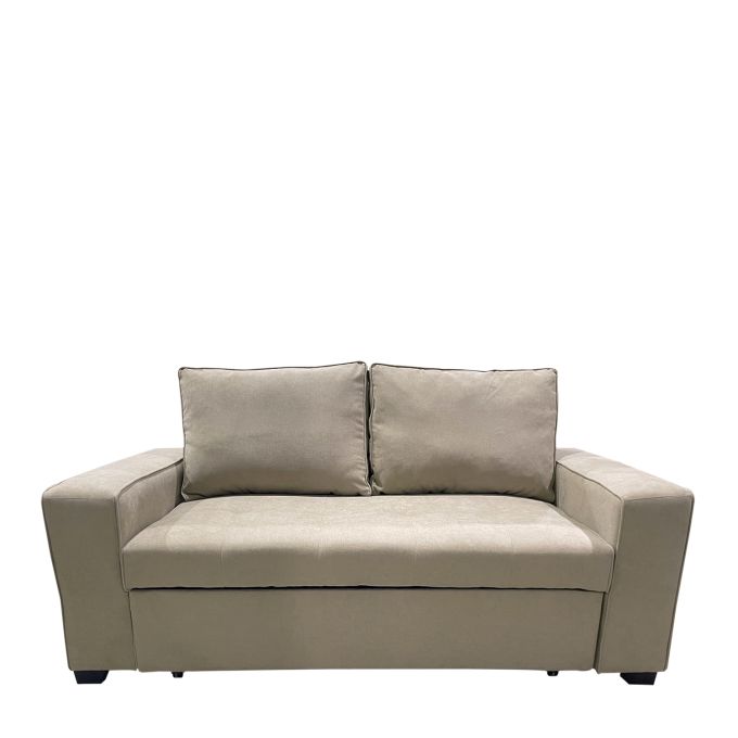 Καναπές Κρεβάτι Διθέσιος ArteLibre AISHA Καφέ Ύφασμα 176x102x91cm