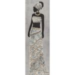 Πίνακας ArteLibre "Γυναικεία Φιγούρα" Καμβάς 40x120cm