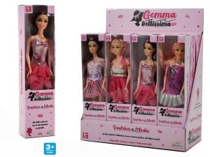 Κούκλα Gemma Bellissima Πλαστικό Σε 4 Διαφορετικές Εμφανίσεις Για 3+ Ετών