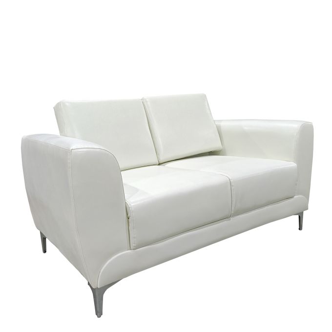 Καναπές Διθέσιος ArteLibre ELFRIC Λευκό PU 142x81x81cm