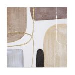 Εικόνα Τετράγωνος καμβάς Λευκός 2 Ποικιλία 40X3X40Cm 40X3X40Cm