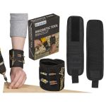 Βραχιόλι Θήκη Για Εργαλεία Μαγνητικό Μαύρο Polyester 37x9.5cm