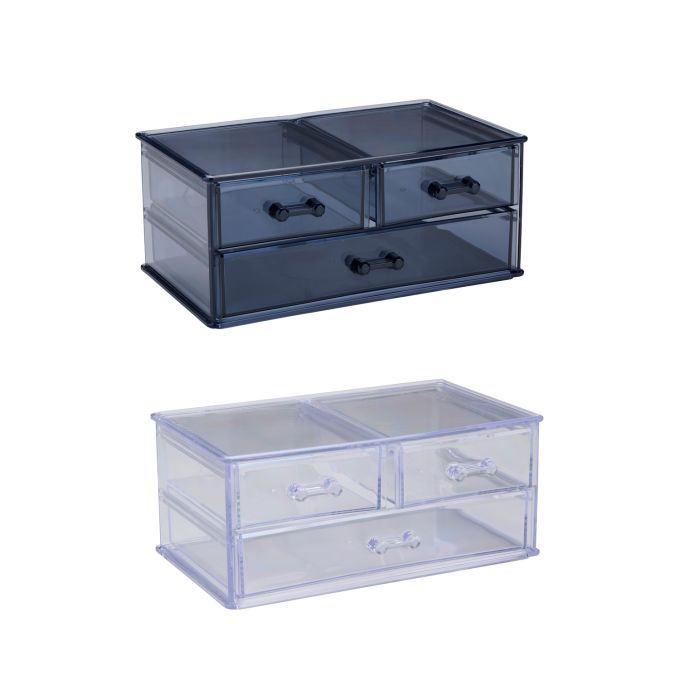 Οργανωτής Καλλυντικών με Συρτάρια 2 Χρώματα