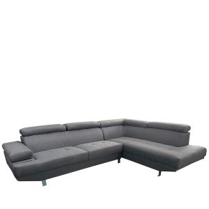 Καναπές Γωνιακός ArteLibre MASAL Γκρι Ύφασμα 280x185x85cm