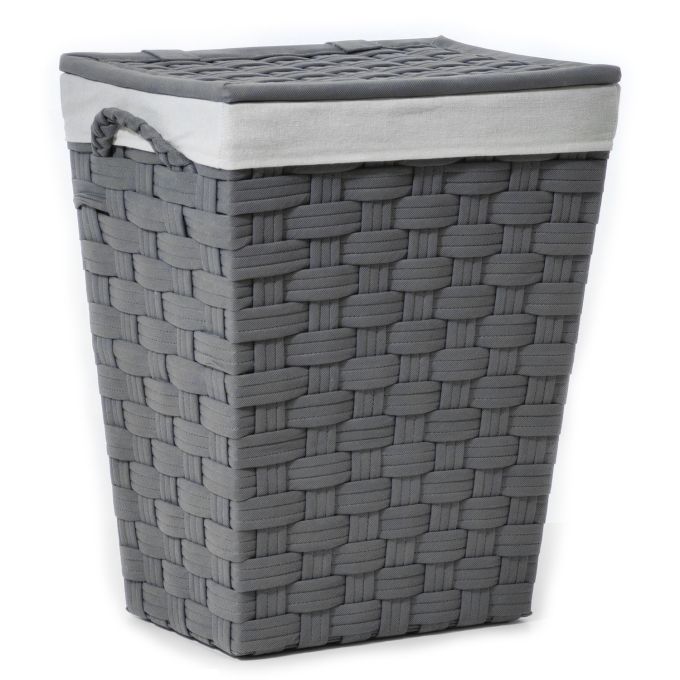Καλάθι Απλύτων Γκρι 42x32x52cm