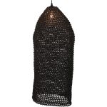 Καπέλο Φωτιστικού ArteLibre Μαύρο Χαρτί 35x35x80cm