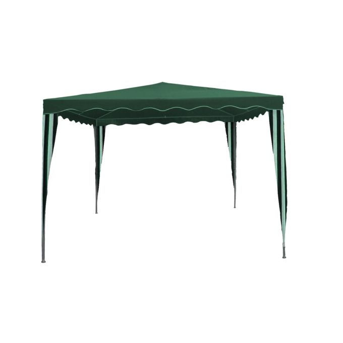 Κιόσκι ArteLibre Greis Πράσινο/Λευκό Polyester 3x3m