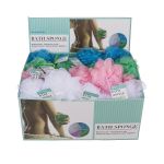 Σφουγγάρι Μπάνιου Nylon 12cm Σε 4 Χρώματα