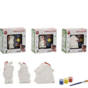 Χριστουγεννιάτικο Σετ Ζωγραφικής Με Χαρακτήρες 5Τμχ Σε 3 Σχέδια