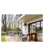 Φανάρι Κήπου LED Ηλιακό Μαύρο 21.8x21.8x64cm GRUNDIG