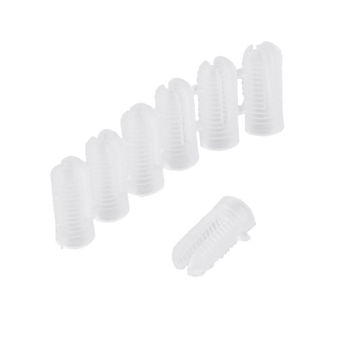 Εσωτερικό Σπείρωμα Φ5.5x13mm Λευκό Πλαστικό