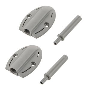 Αποσβεστήρας Πόρτας STOPIX Βιδωτό Γκρι Πλαστικό