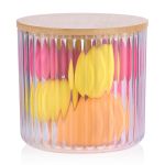 Οργανωτής Καλλυντικών με Καπάκι Μπαμπού 9.5x9.4cm