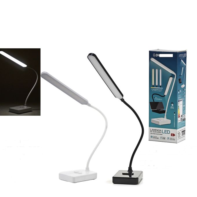 Λάμπα LED Μαύρο/Λευκό Πλαστικό 28LED Διαθέσιμη σε 2 Χρώματα