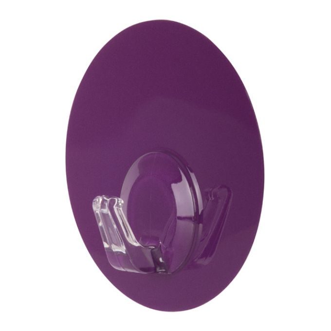 Γάντζος Στατικός Αυτοκόλλητo Μοβ 68mm