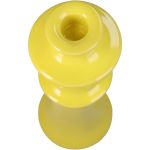 Κηροπήγιο ArteLibre Κίτρινο Κεραμικό 8x8x24cm