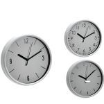 Ρολόι Τοίχου Λευκό Πλαστικό Φ20CM Σε 3 Σχέδια