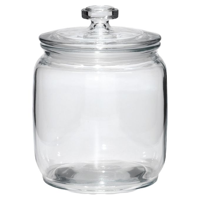 Βάζο Με Καπάκι Διάφανο Ερμητικό 150cl Φ14x18cm