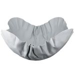 Βάζο ArteLibre Τσαλακωμένο Λευκό Μέταλλο 14cm