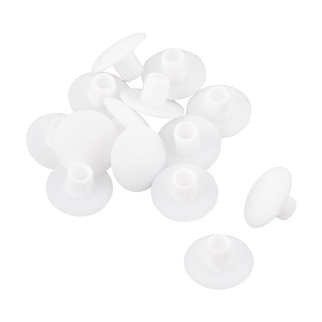 Καπάκι Φ4mm Λευκό Πλαστικό