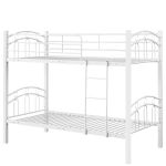 Κουκέτα ArteLibre KETCHUM Λευκό Για Στρώμα 90x190cm