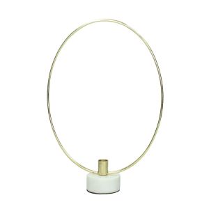 Κηροπήγιο ArteLibre Χρυσό Μέταλλο 28x8x30cm