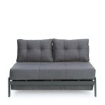 Καναπές Κρεβάτι Διθέσιος ArteLibre GAEL Γκρι 150x91x90cm