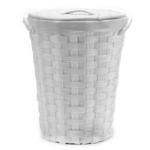 Καλάθι Απλύτων Λευκό Φ43cm