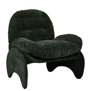 Πολυθρόνα ArteLibre ANANKE Πράσινο Ύφασμα/Μέταλλο/Ξύλο 85x78x84cm