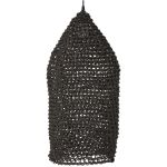 Καπέλο Φωτιστικού ArteLibre Μαύρο Χαρτί 30x30x65cm