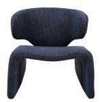 Πολυθρόνα ArteLibre HIMALIA Μπλε Ύφασμα/Μέταλλο/Ξύλο 73x78x75cm