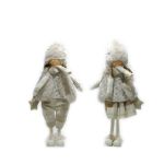 Κορίτσι Μπεζ Λούτρινο 56cm Σε 2 Σχέδια