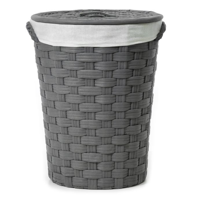 Καλάθι Απλύτων Γκρι Φ43cm