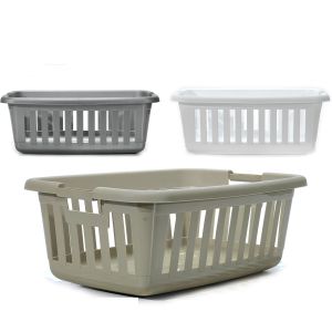 Καλάθι Ρούχων Πλαστικό 54x42x24cm Σε 3 Χρώματα