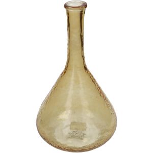 Βάζο ArteLibre Ώχρα Ανακυκλωμένο Γυαλί 17.8x17.8x30.5cm