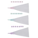 Σετ Σακούλα Ζαχαροπλαστικής 9Τμχ 3 Χρώματα ALPINA