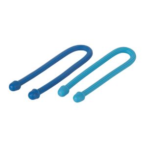 Δεματικά Καλωδ. Ανοιχτό Μπλε/Σκούρο Μπλε 152mm 2Τμχ