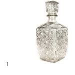 Μπουκάλι διάφανο γυάλινο 1lt