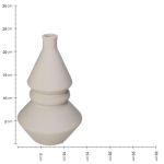 Βάζο ArteLibre Μπεζ Δολομίτης 14.3x14.3x23.8cm