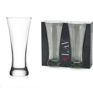 Ποτήρια Μπύρας Sorgun Διαφανή Γυάλινα 380cc 2Τμχ
